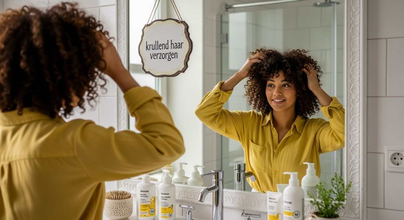 Krullend haar verzorgen