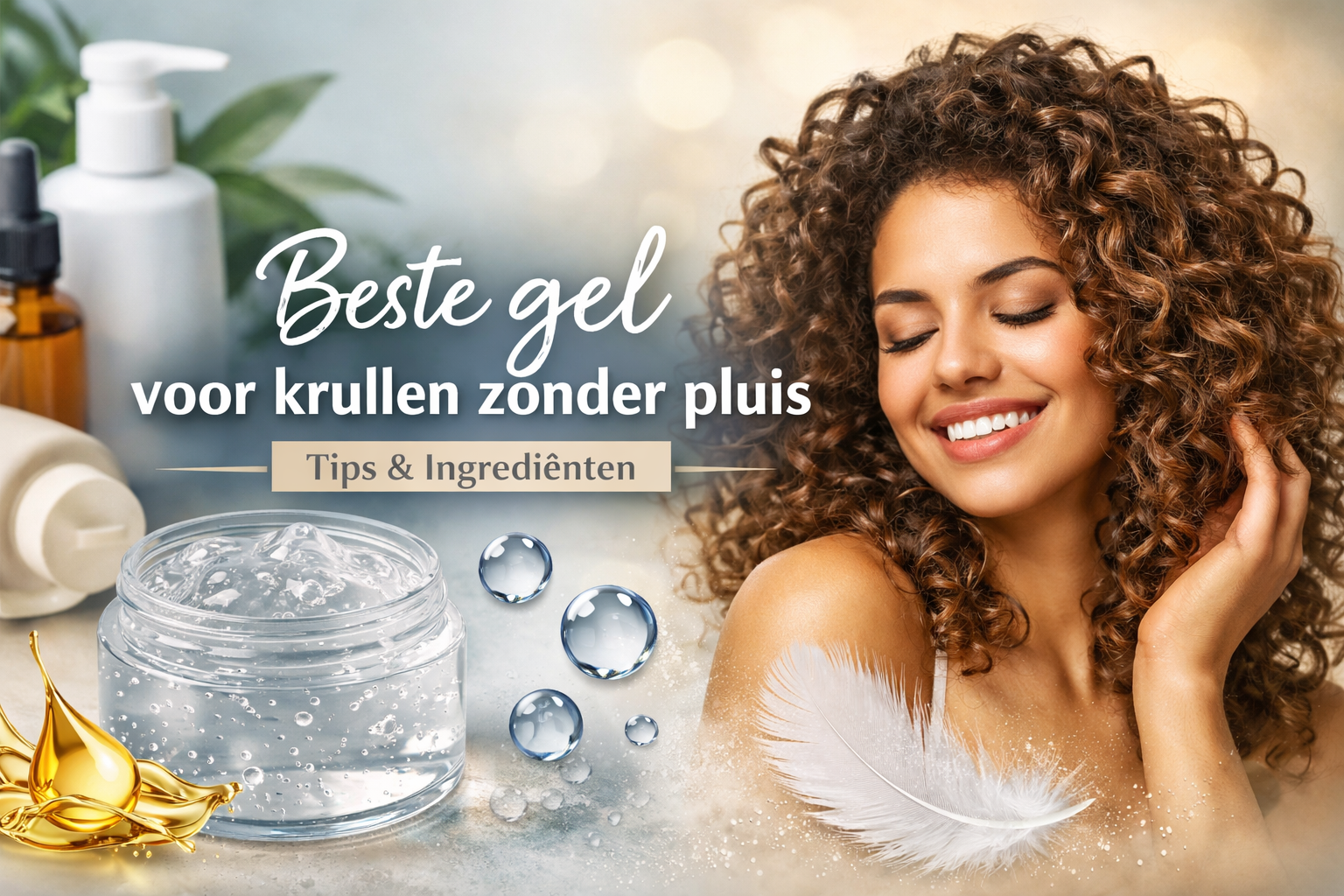 beste gel voor krullen zonder pluis - blog post - amazing curls