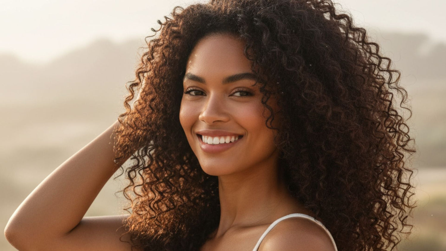 laag poreus haar - bij krullen