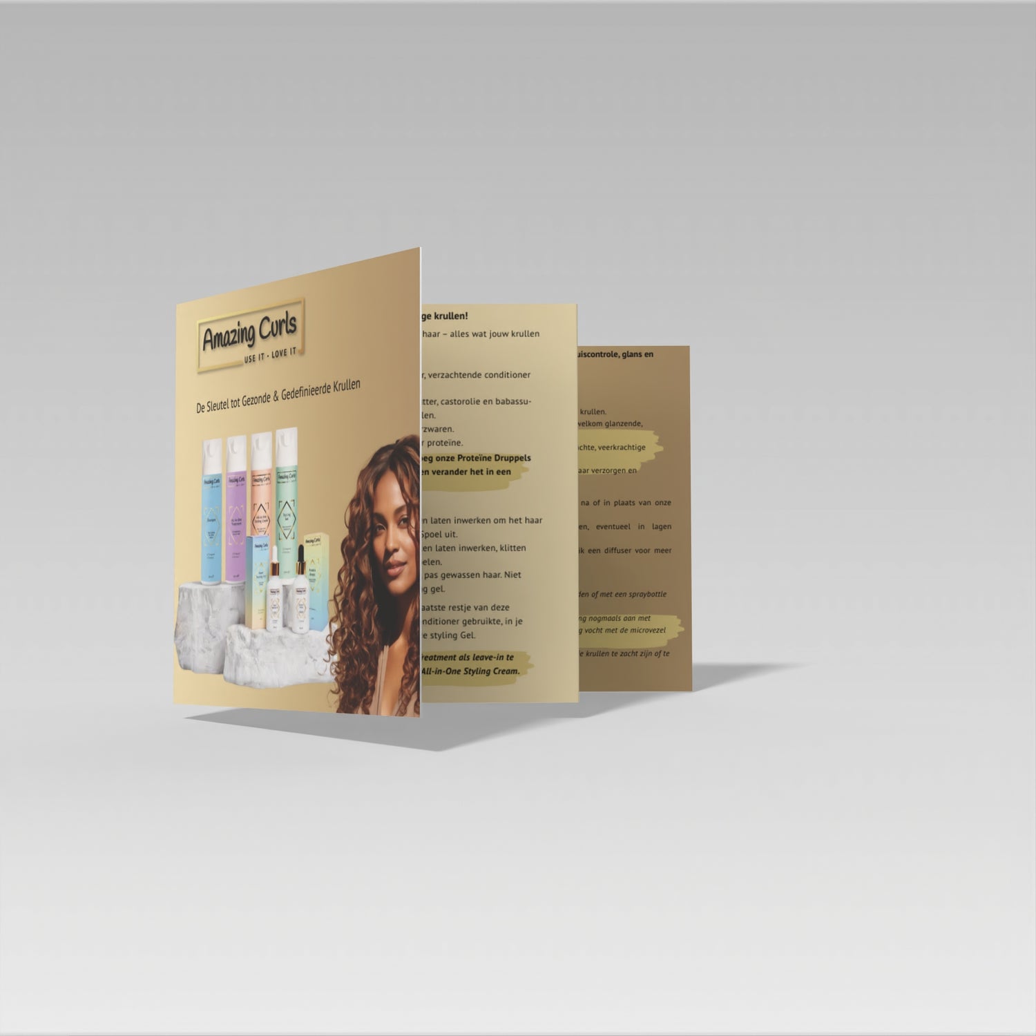 gebruik amazing curls producten