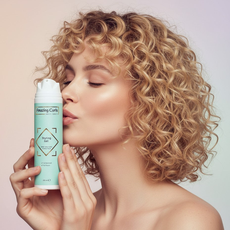 Styling gel voor krullend haar - model - amazing curls