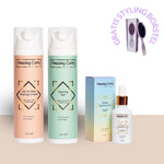 Pluisvrije Krullen Bundel met All-in-One cream, styling gel en super sealing oil, inclusief gratis styling borstel
