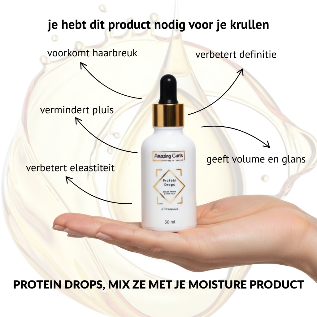 voordelen van proteine druppels voor je krullen
