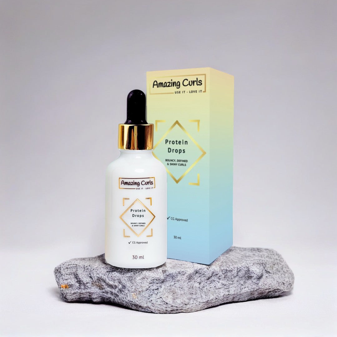 proteine druppels krullend haar - protein drops - amazing curls