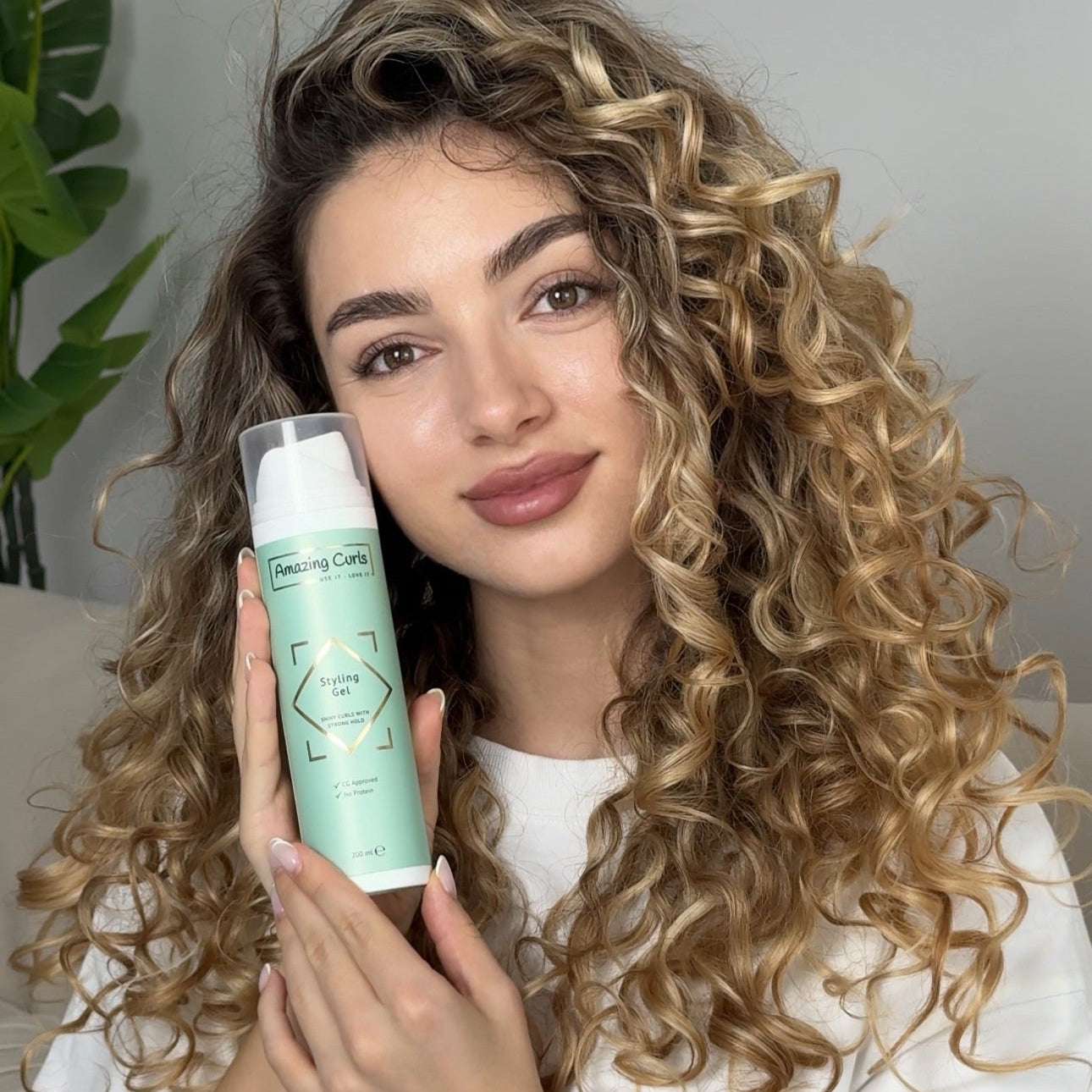 styling gel voor krullen - hard hold gel - amazing curls