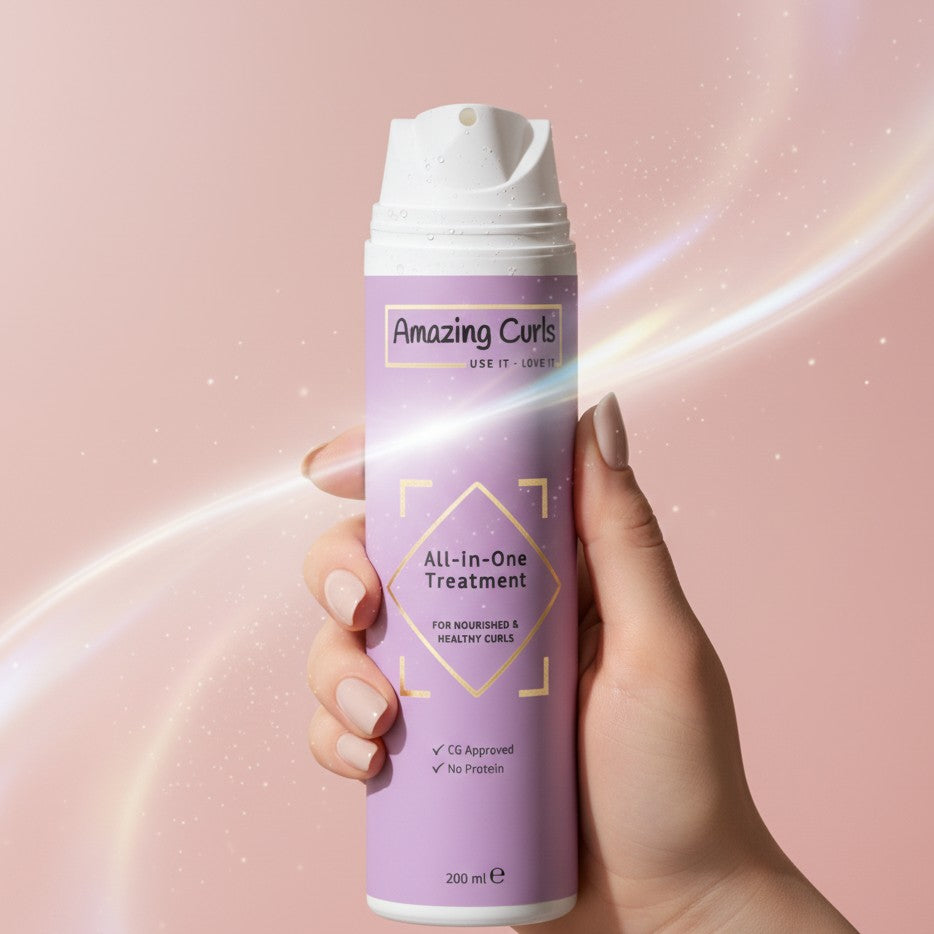 model die de all-in-one treatment vasthoudt - amazing curls