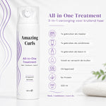 Witte fles Amazing Curls All-in-One Treatment, 3-in-1 verzorging voor krullend haar in Moisture Bundel.